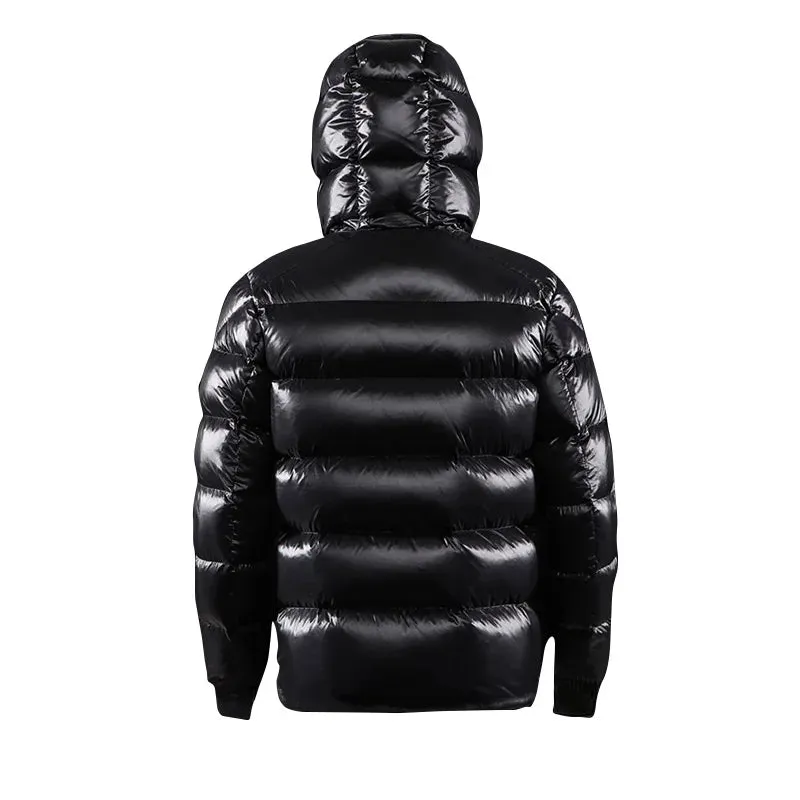 2024 Women's Plus Size Autumn Hooded Jacket – Glossy Waterproof Down Parka for Winter Snow Wear (Up to 6XL)