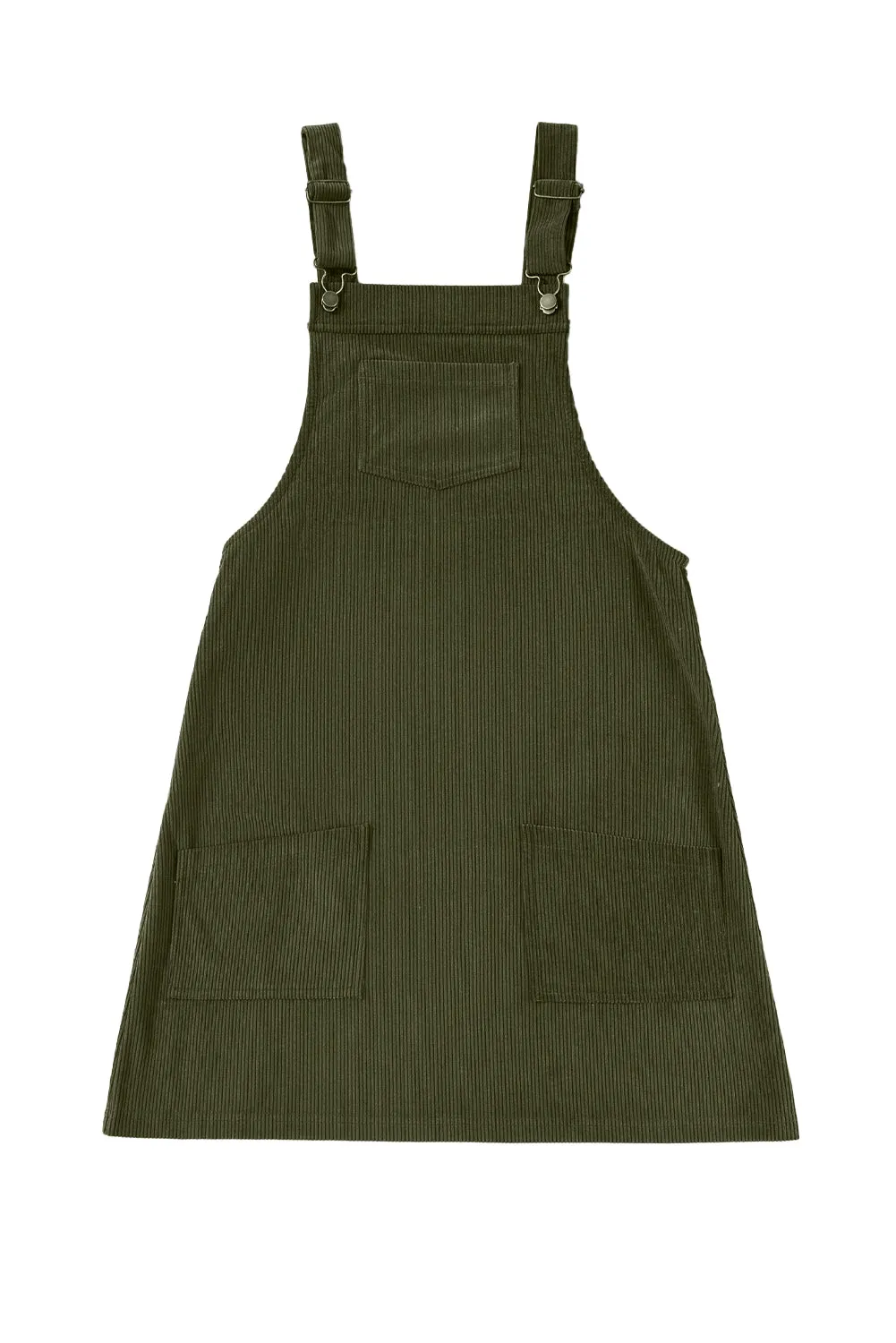 Backless Corduroy Dress