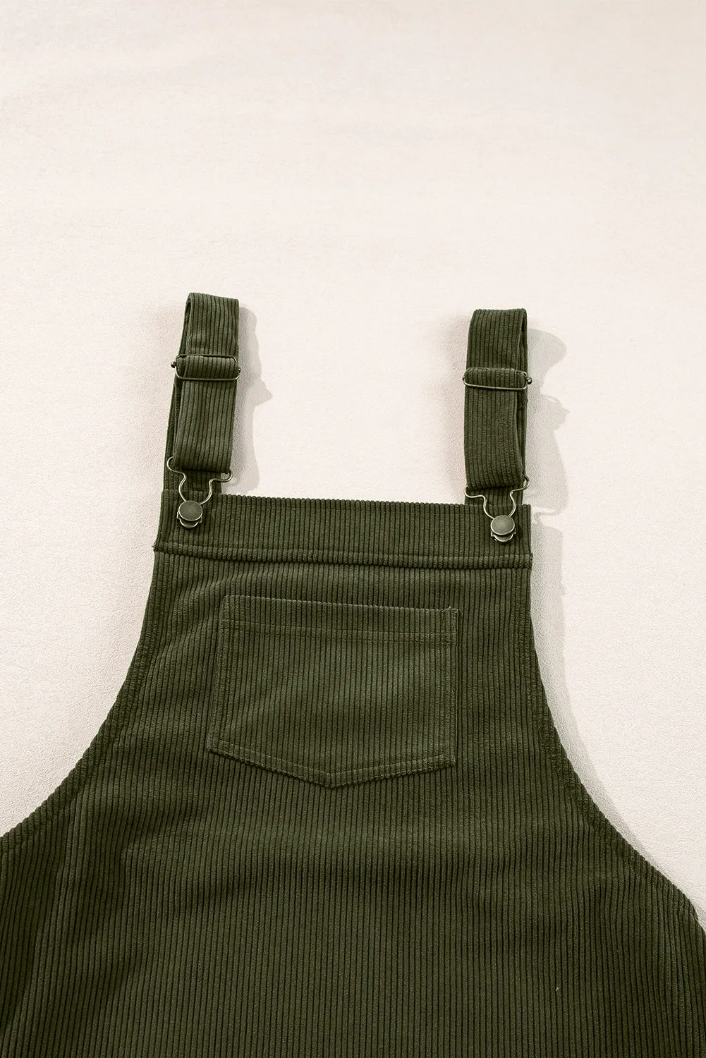 Backless Corduroy Dress