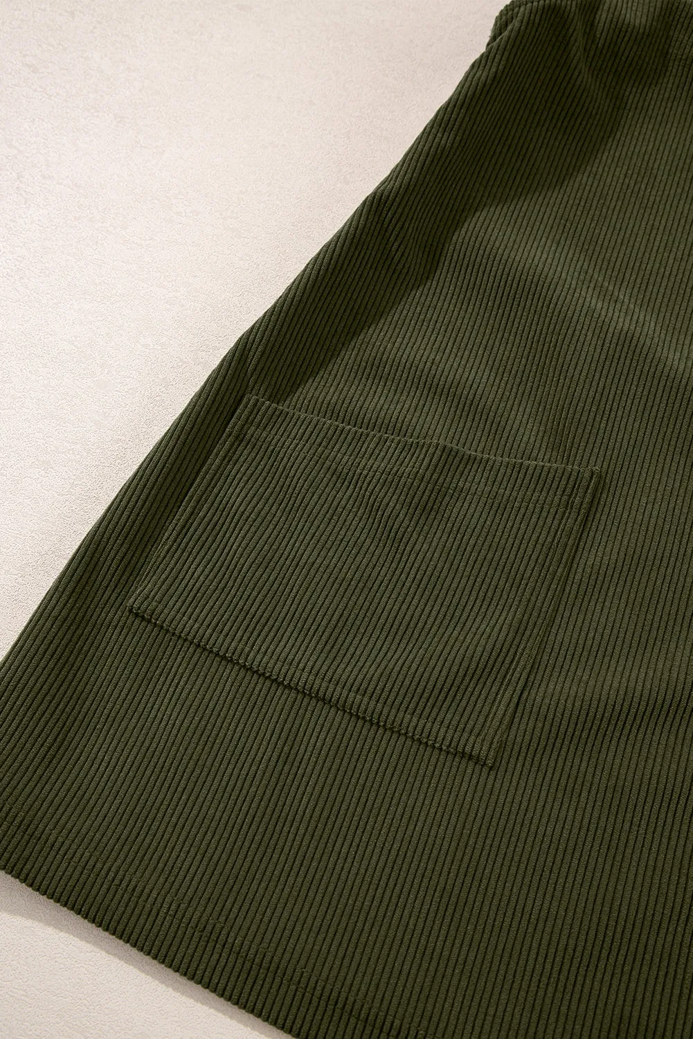 Backless Corduroy Dress