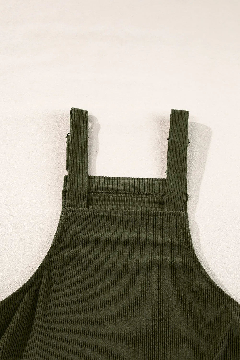 Backless Corduroy Dress