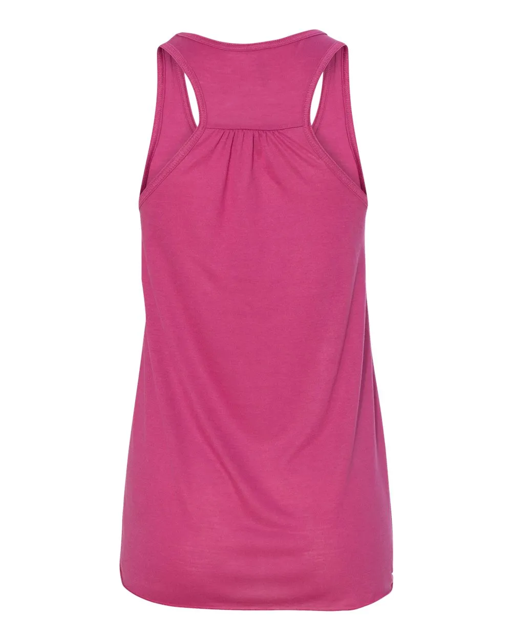 BELLA   CANVAS Women's Flowy Racerback Tank, Berry