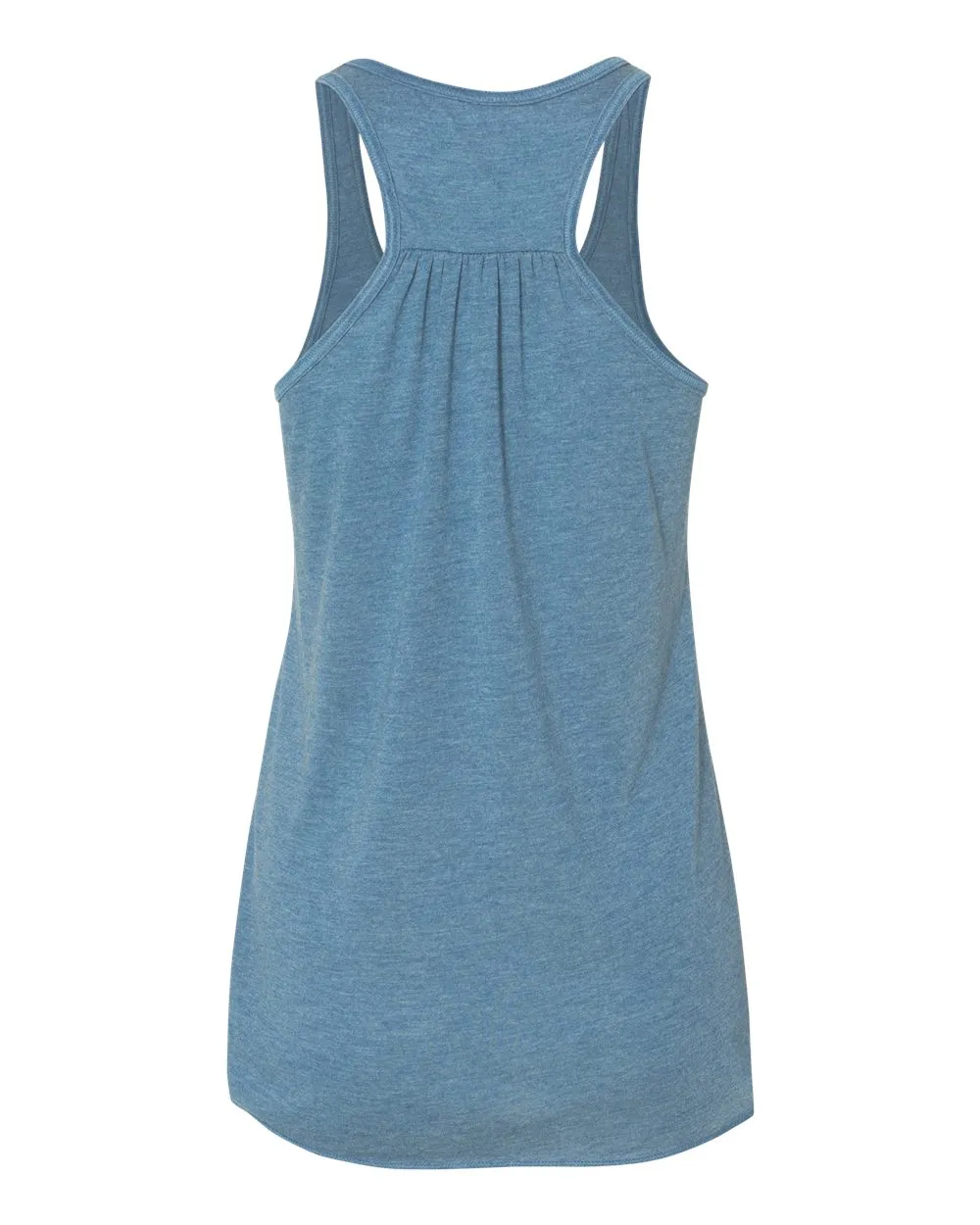 BELLA   CANVAS Women's Flowy Racerback Tank, Heather Deep Teal
