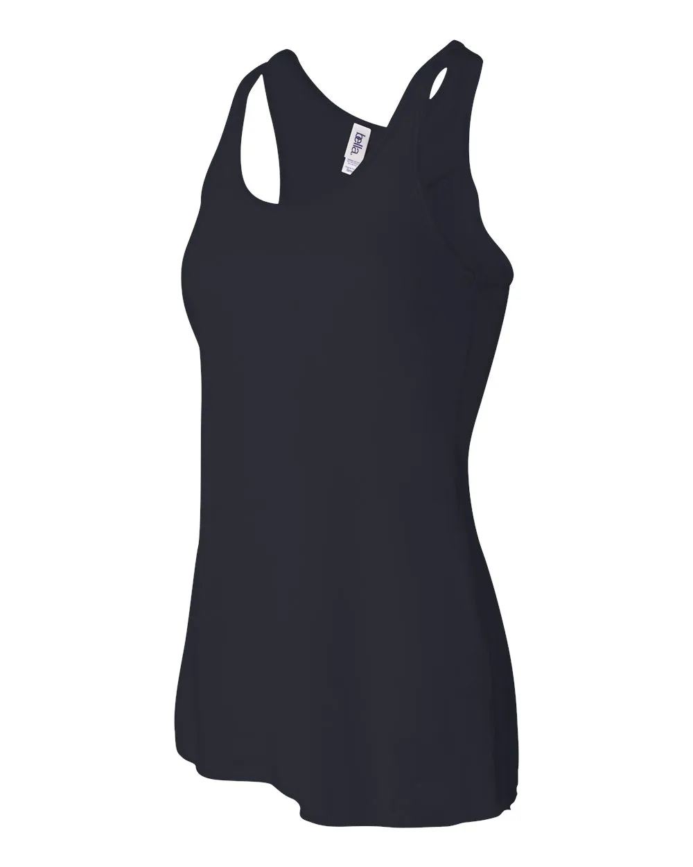 BELLA   CANVAS Women's Flowy Racerback Tank, Midnight