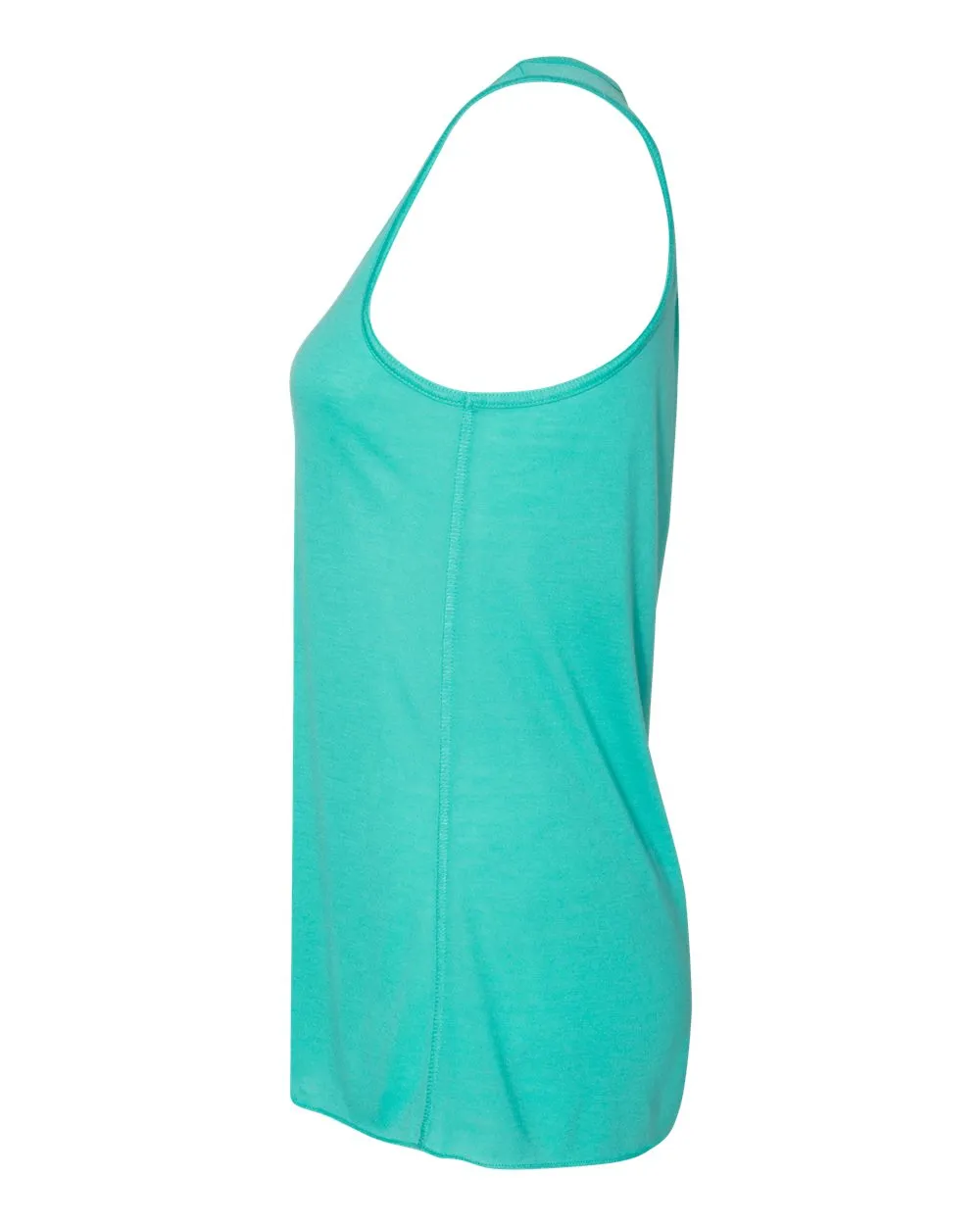 BELLA   CANVAS Women's Flowy Racerback Tank, Teal