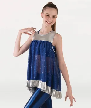 Body Wrappers Plus Size Sleeveless Tunic Pullover