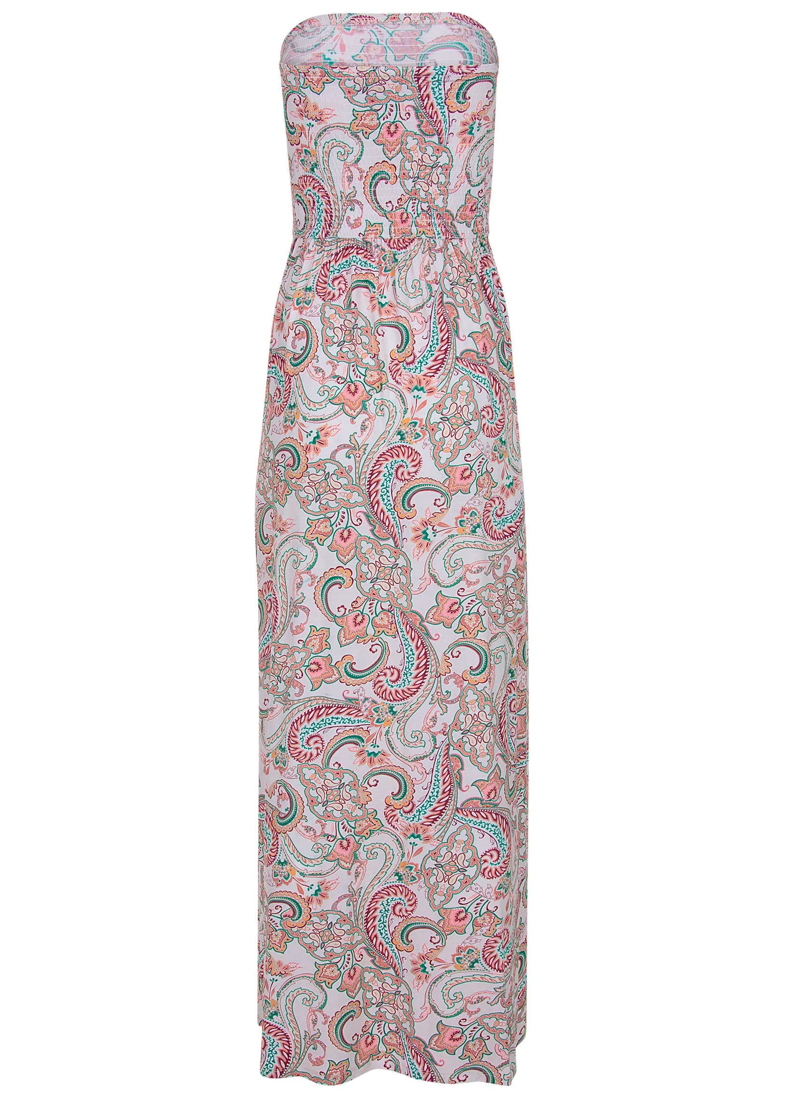 Convertible Maxi Dress - Median Paisley