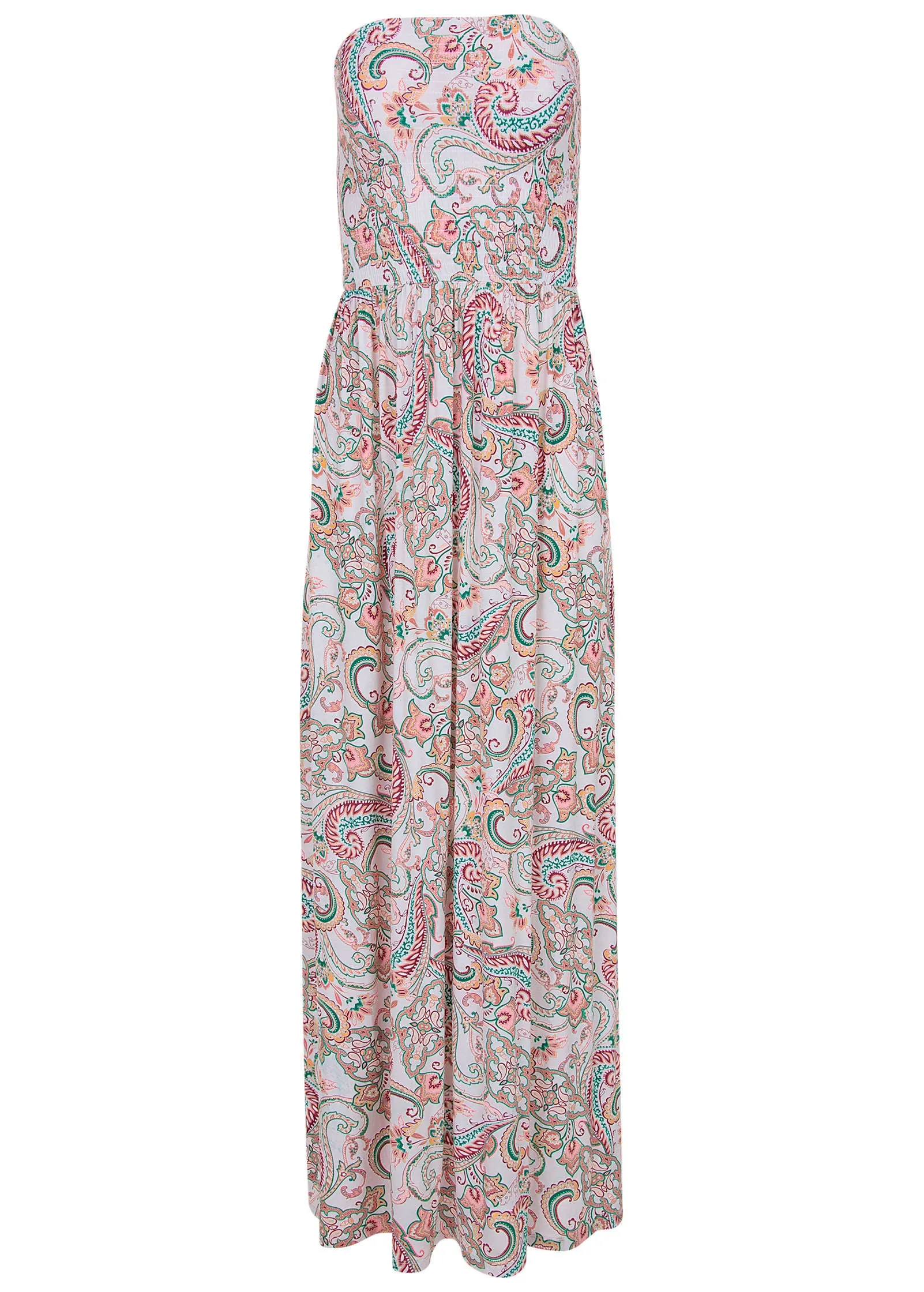 Convertible Maxi Dress - Median Paisley
