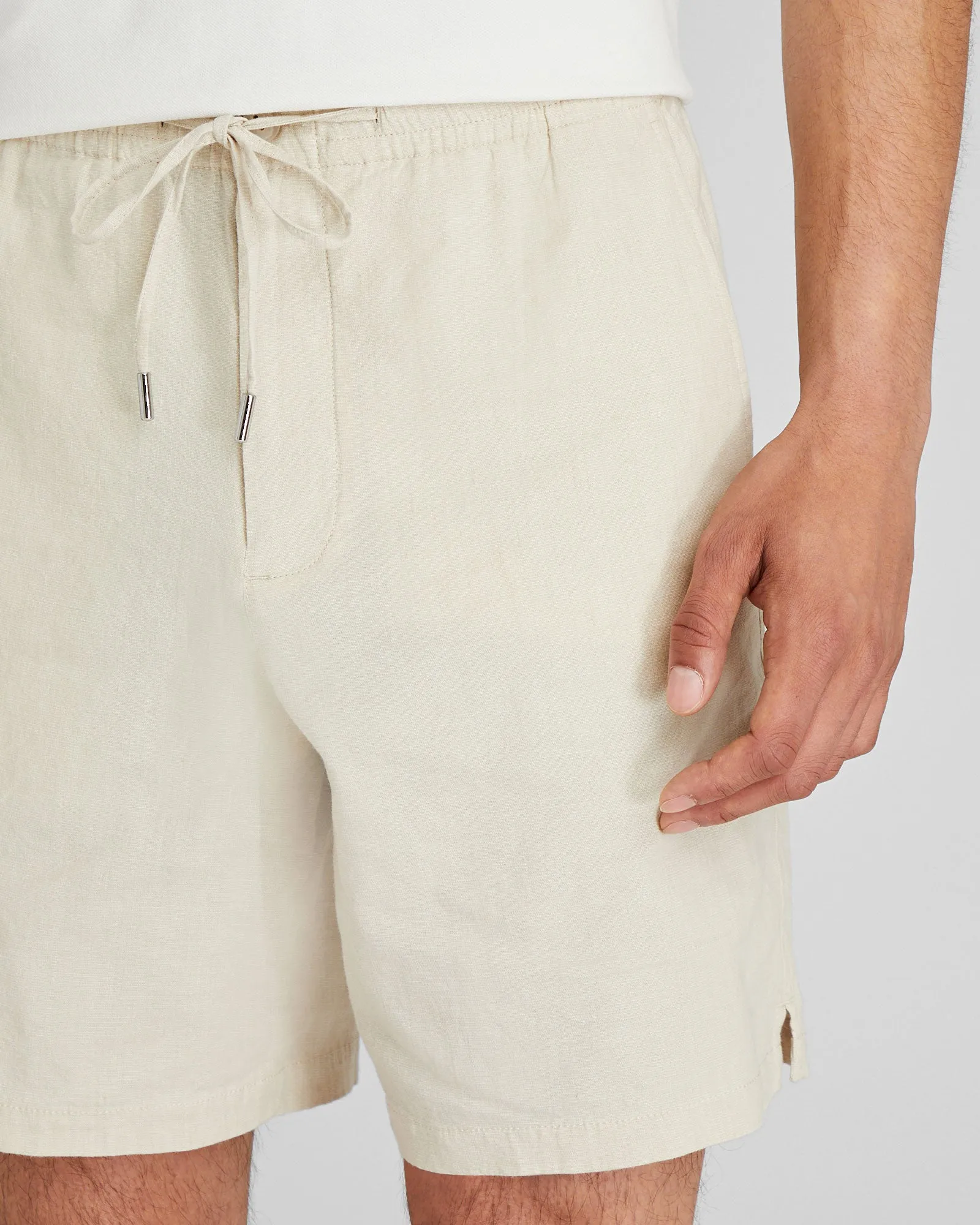 Elasticated Linen Short