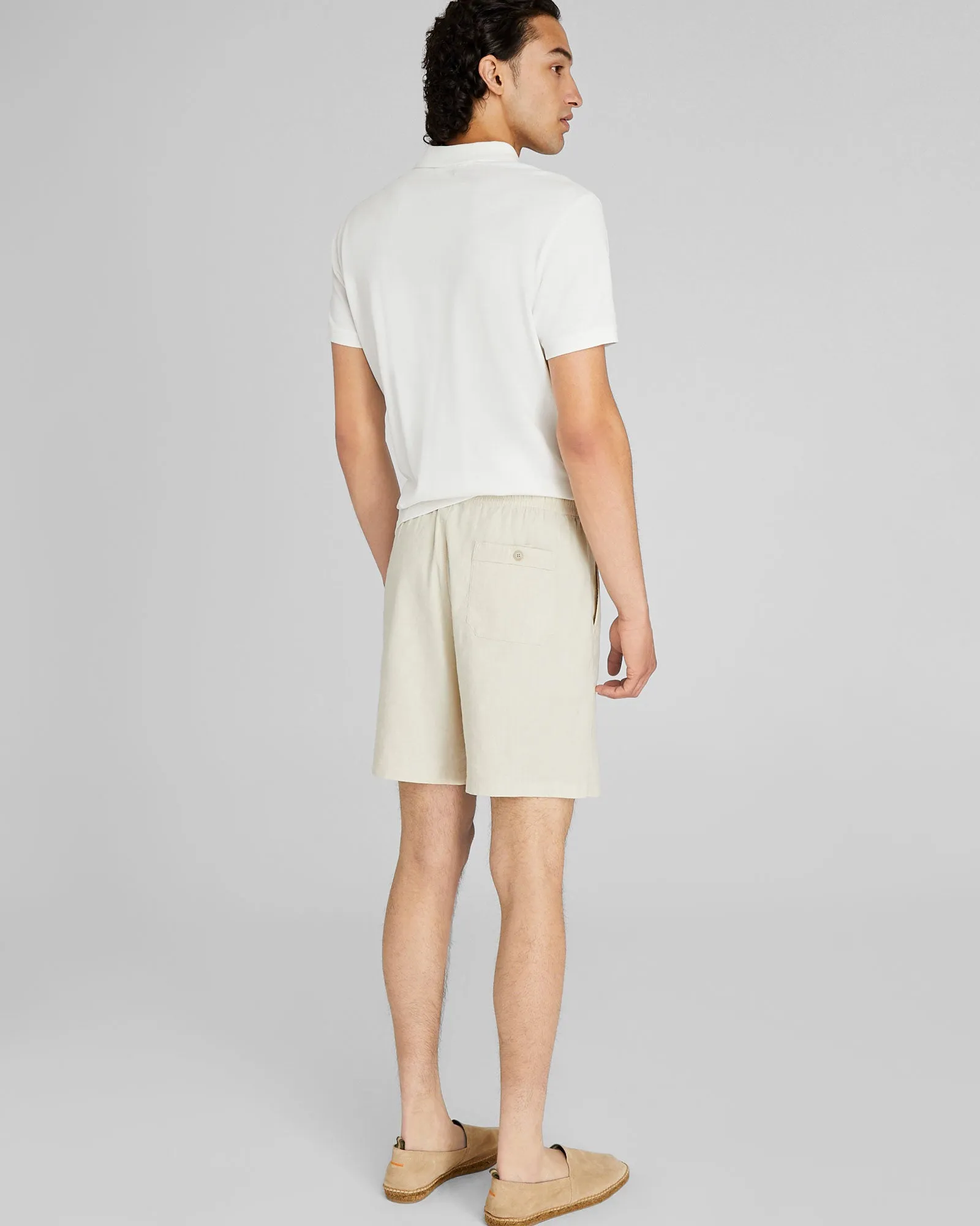 Elasticated Linen Short