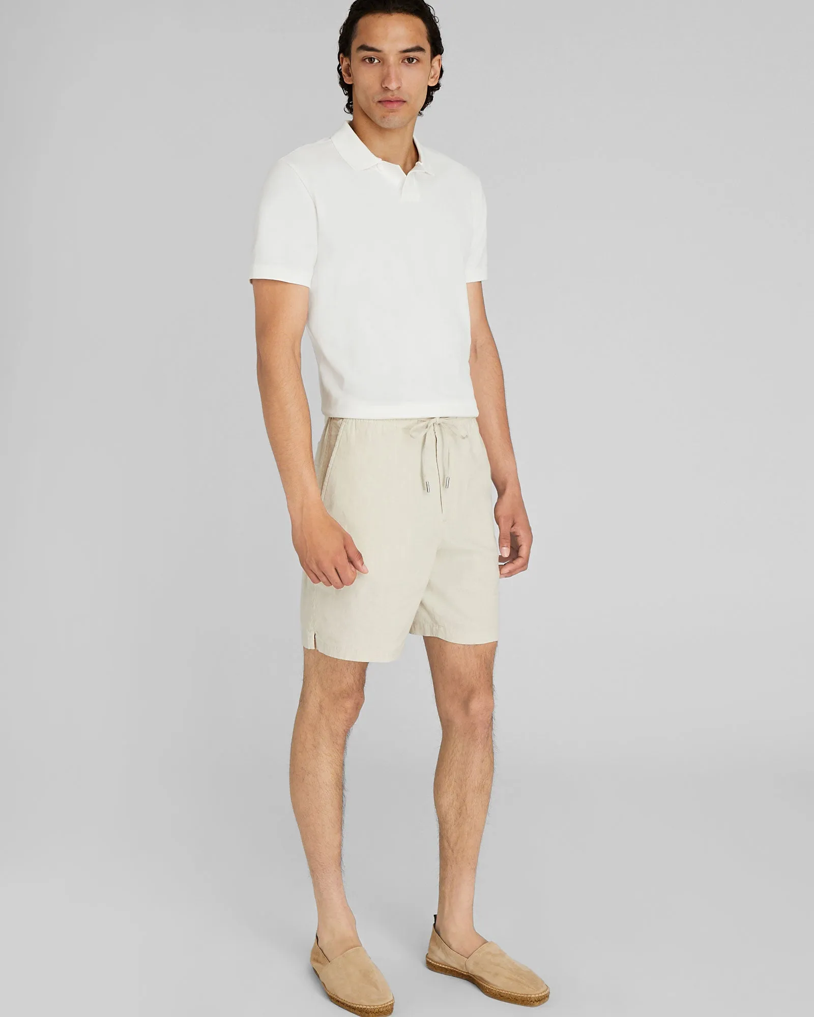 Elasticated Linen Short