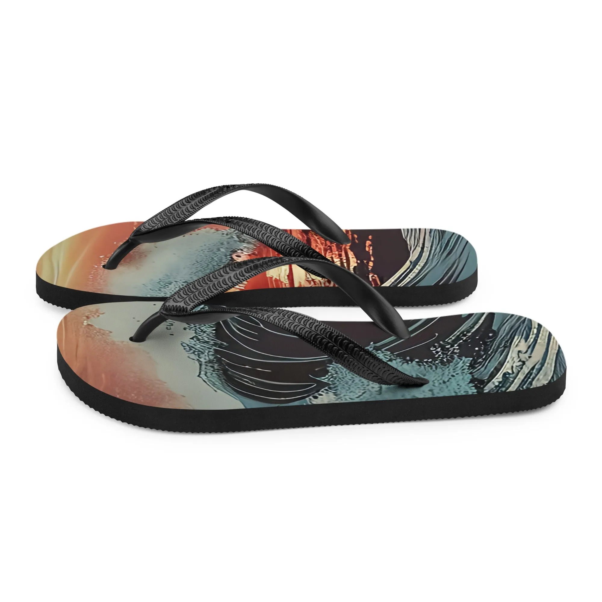 Flip-Flops Welle - Bunt, Bequem & Perfekt für Sommer & Strand