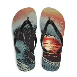 Flip-Flops Welle - Bunt, Bequem & Perfekt für Sommer & Strand