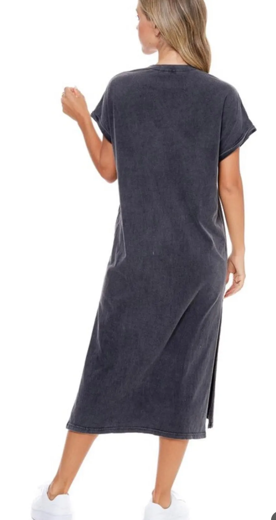 Free Bird Black T-Shirt Dress