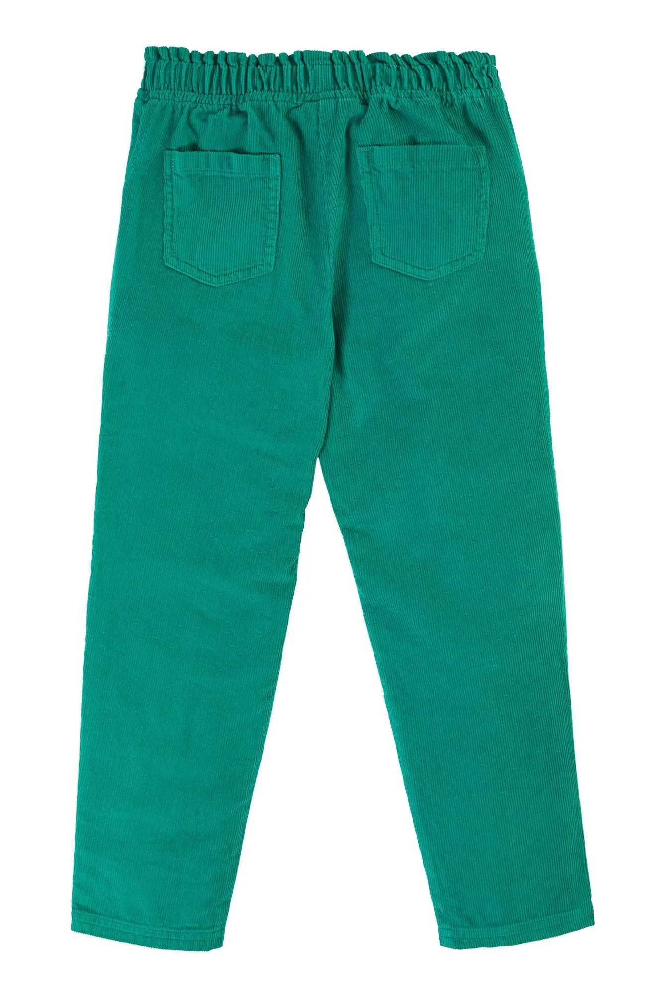 Frugi Paperbag Cord Trousers 500060A4igfl Iguana Flowers