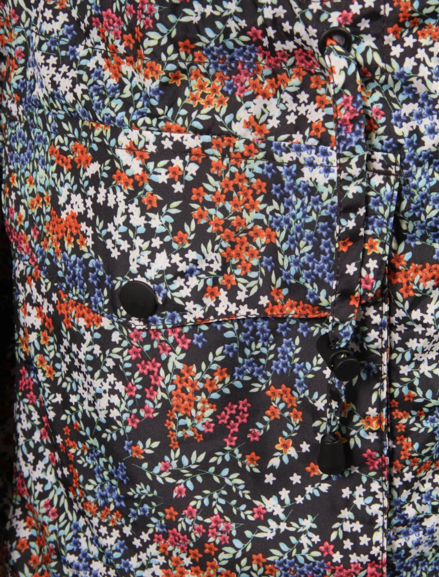 Fusion Lightweight Parka Raincoat in Ditsy Floral - Tokyo Laundry