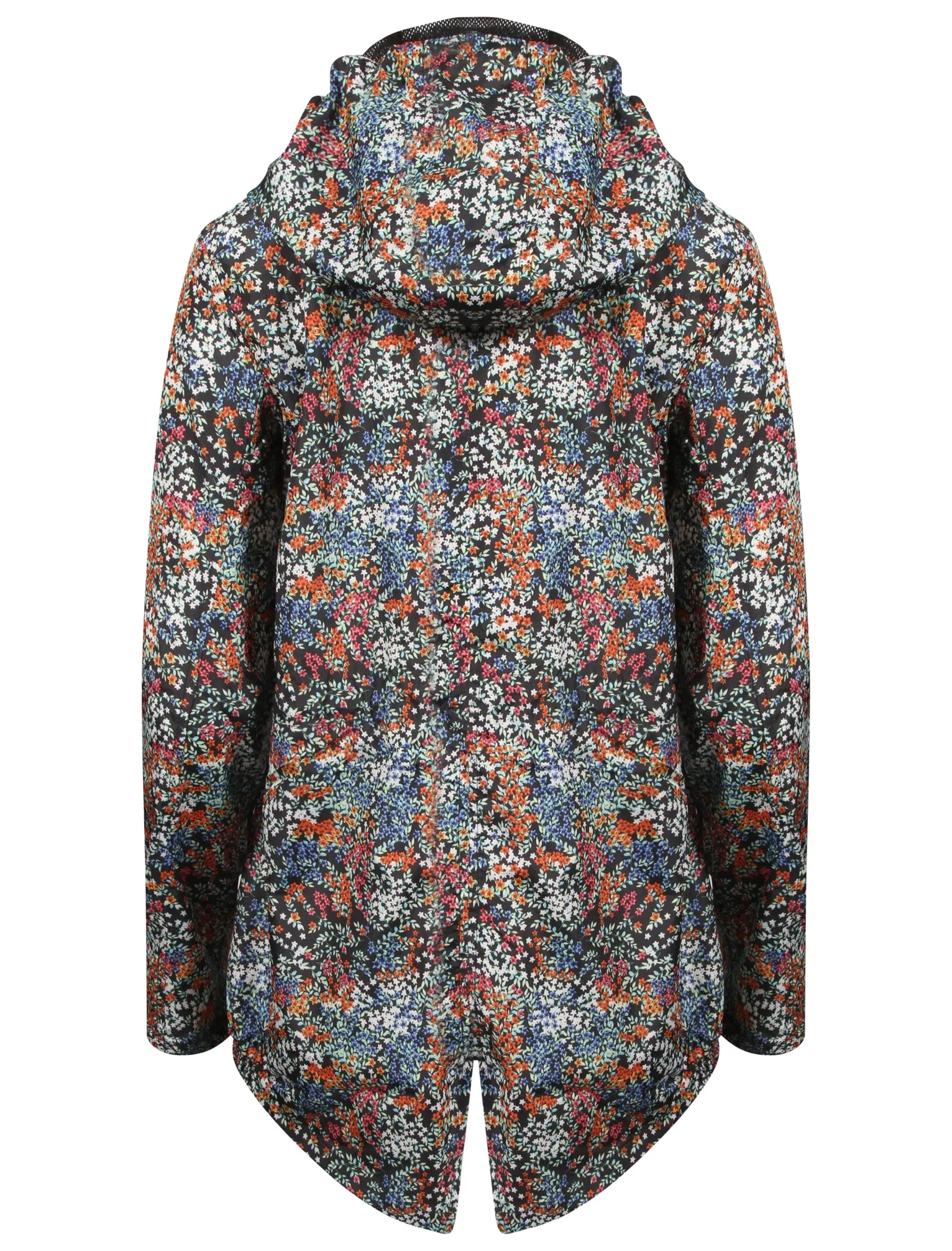 Fusion Lightweight Parka Raincoat in Ditsy Floral - Tokyo Laundry