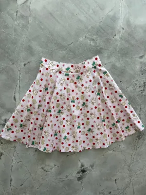 Gingerbread Kitties Skater Skirt