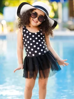 Girls Born To Dance One Piece Swimsuit