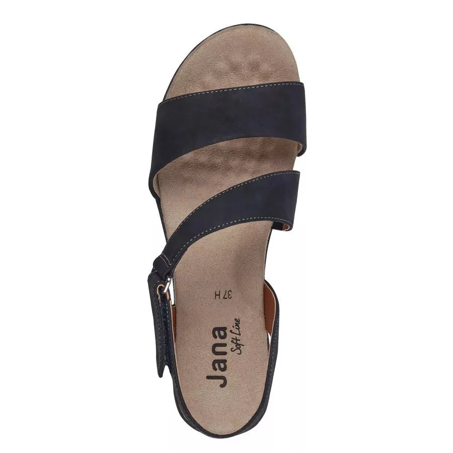 Jana 28167 NAVY Wide Fitting Sandal