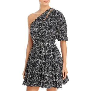 Jonathan Simkhai Adriana One Shoulder Dress Cover-Up
