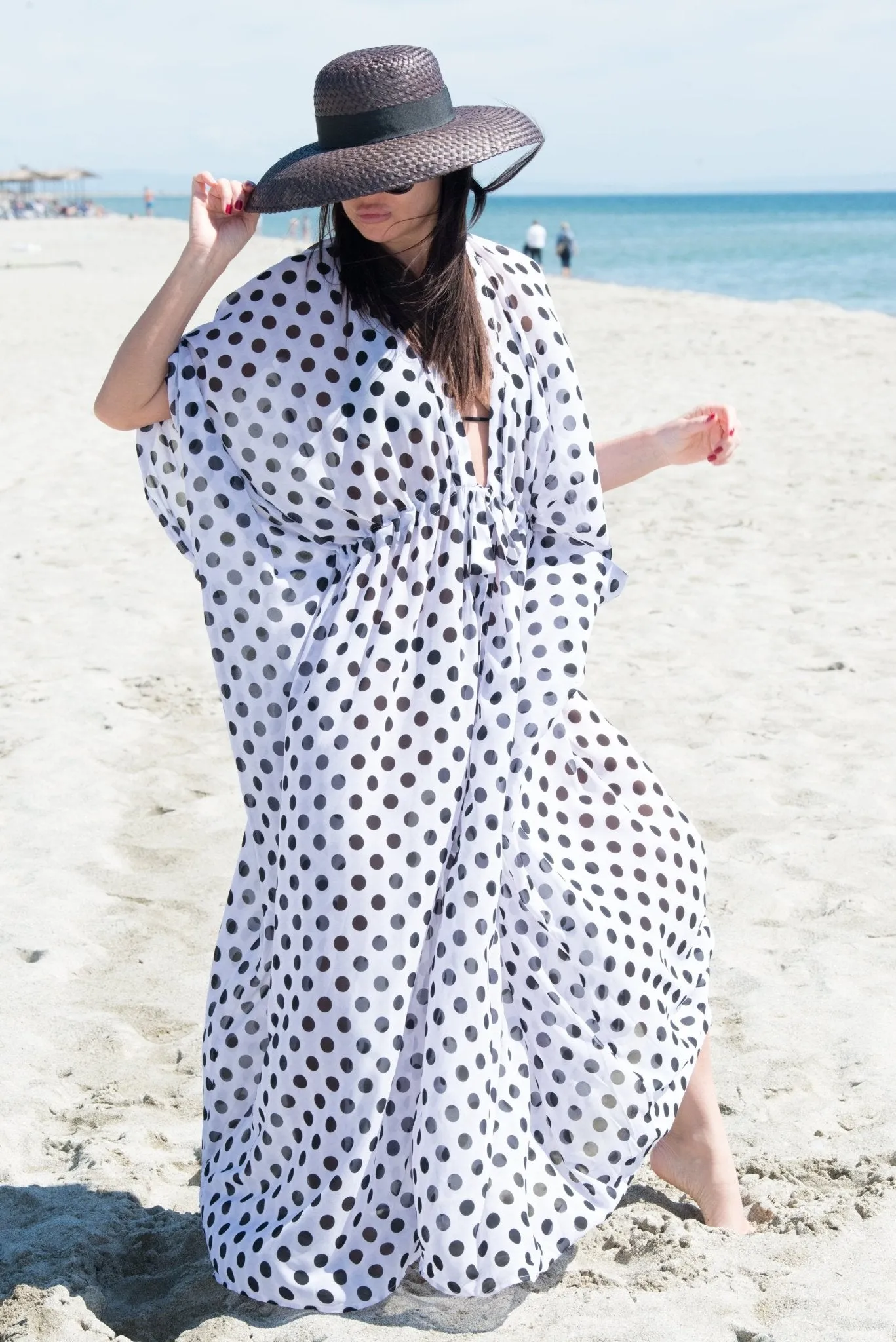 KERI Polka Dots Pareo / Beach Dress