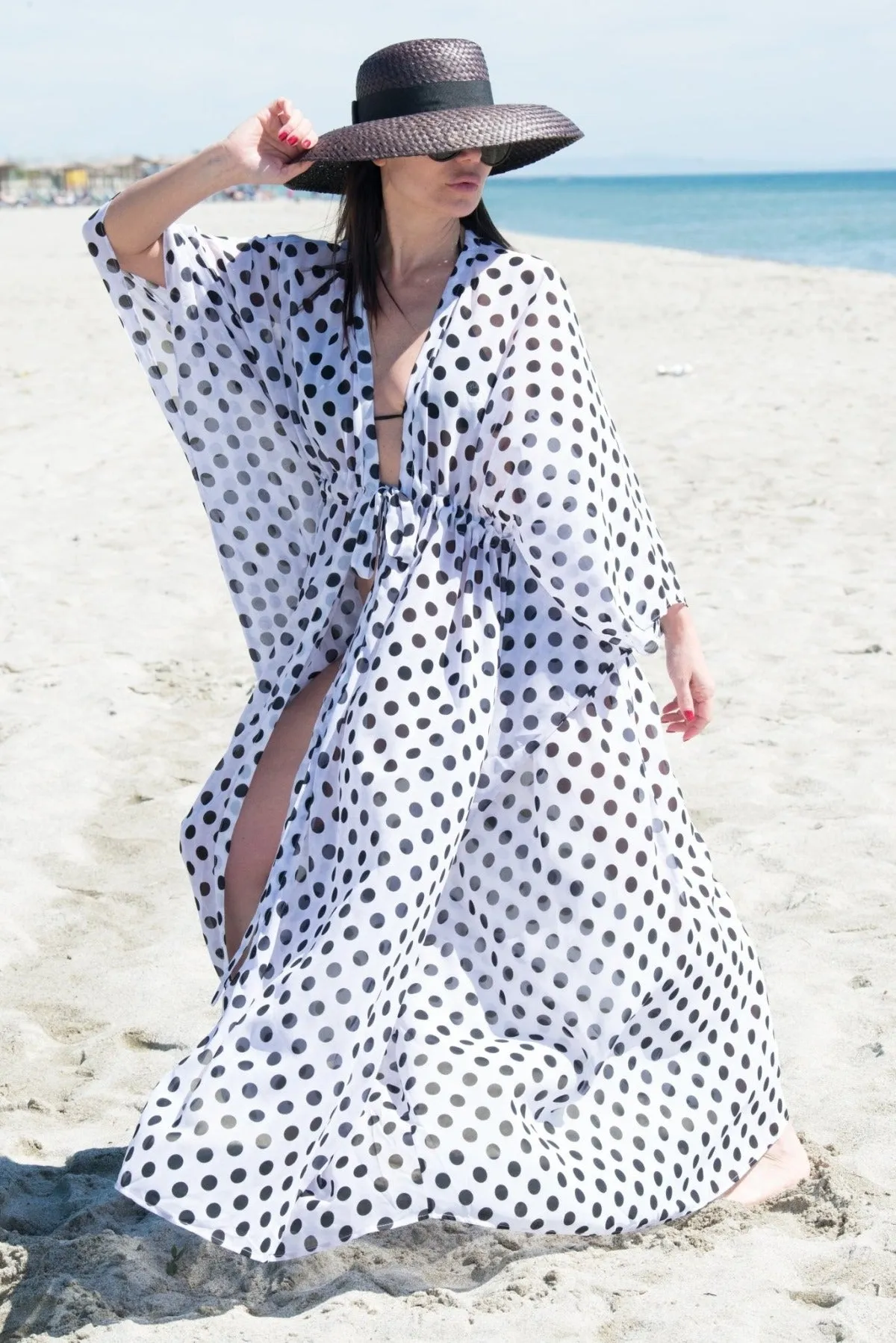 KERI Polka Dots Pareo / Beach Dress