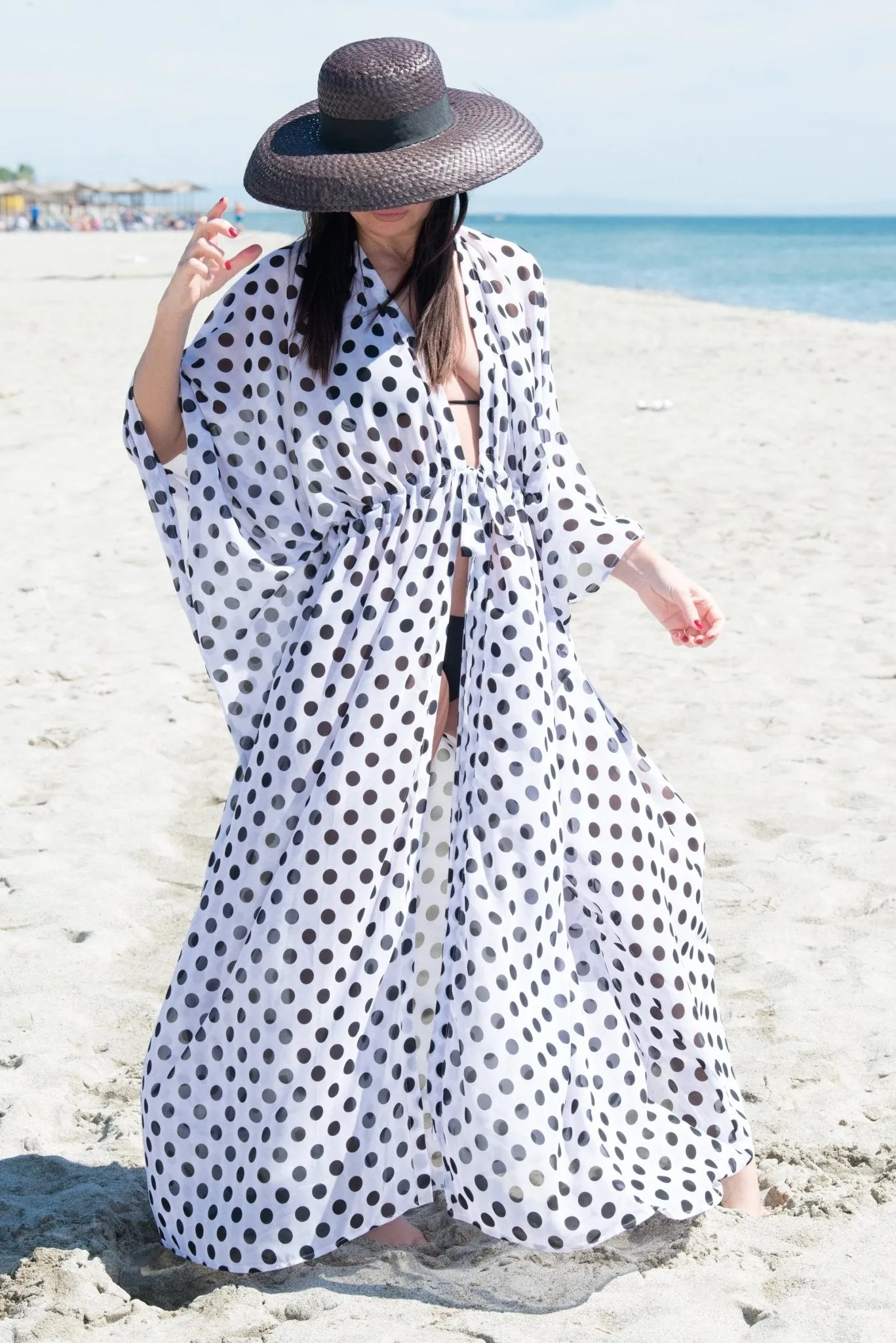 KERI Polka Dots Pareo / Beach Dress