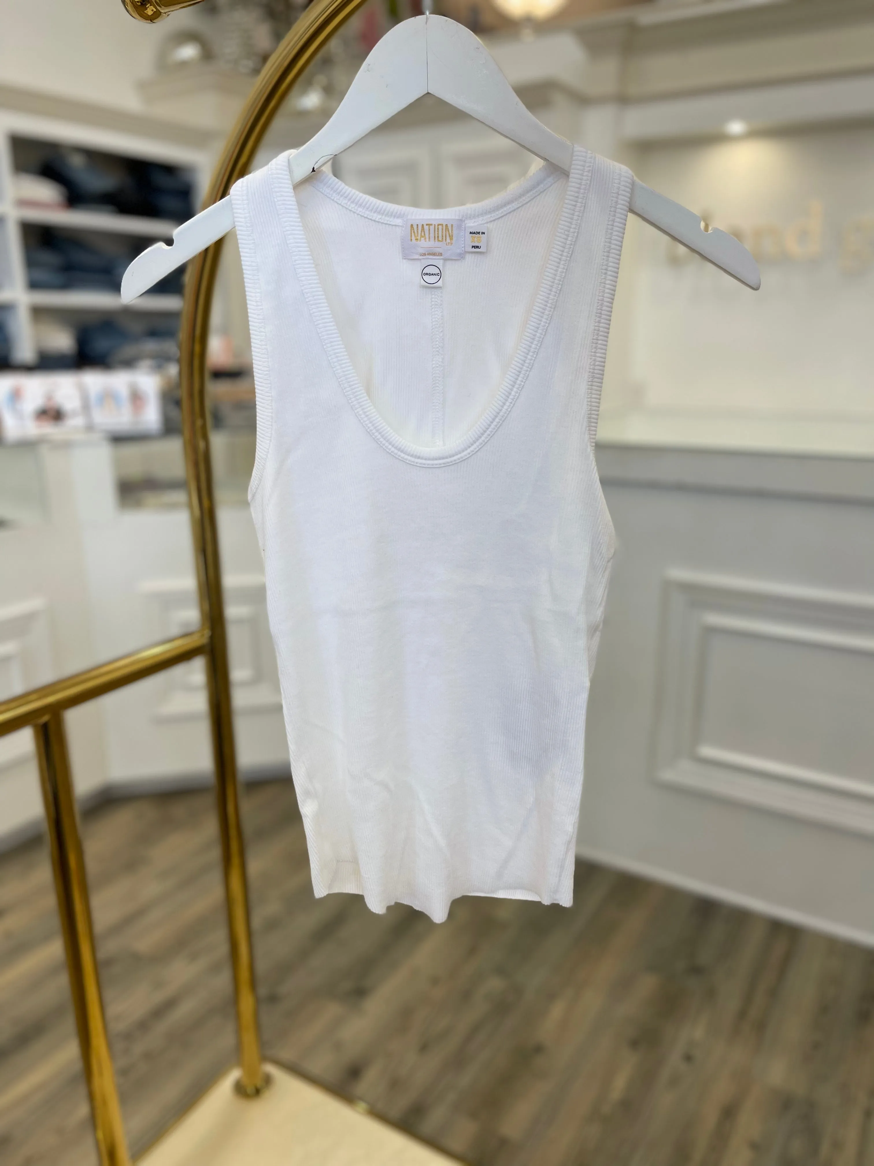 Nation LTD - Stella Tank in White