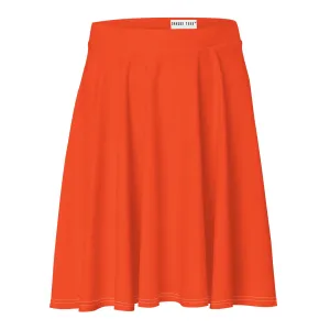 Outrageous Orange Skater Skirt