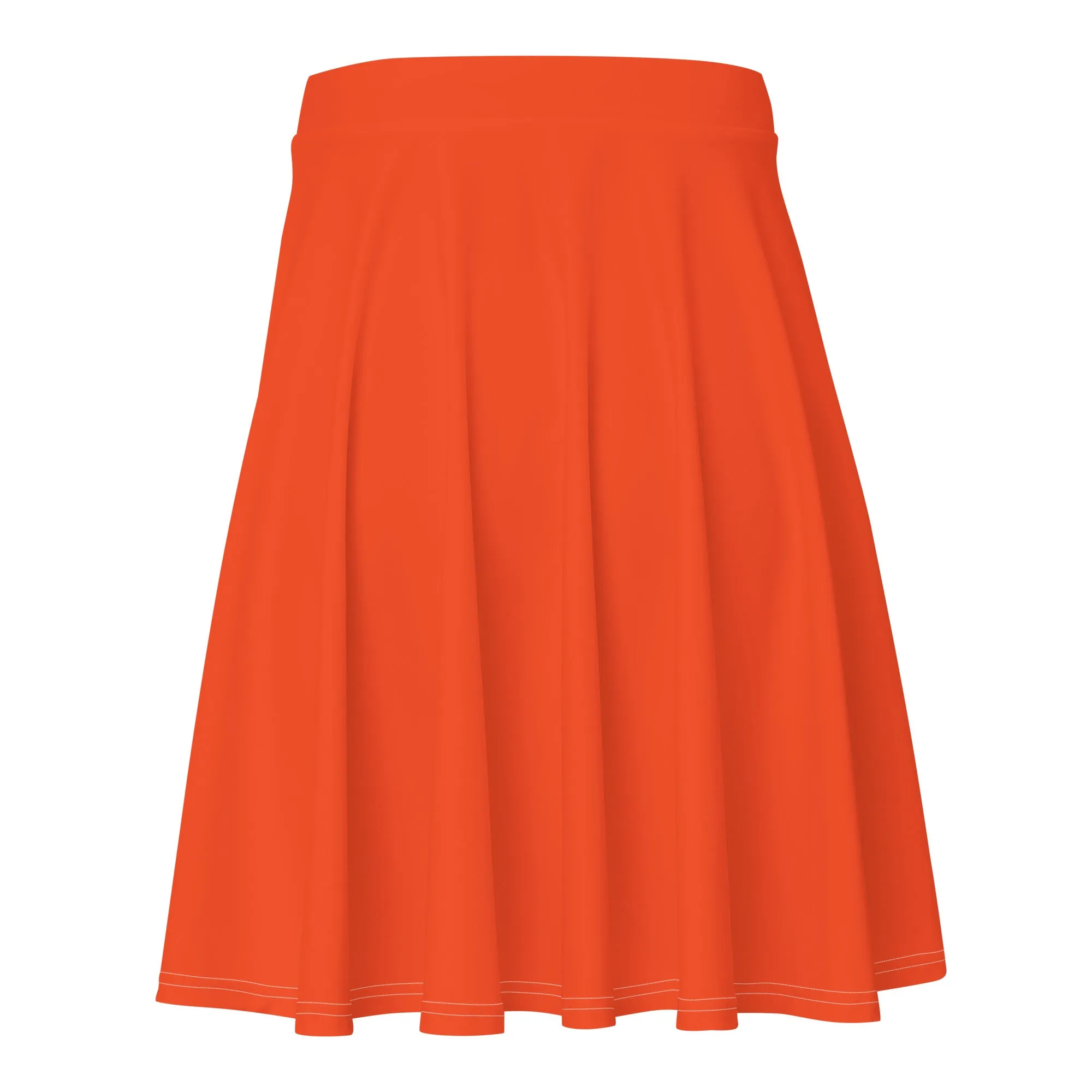 Outrageous Orange Skater Skirt