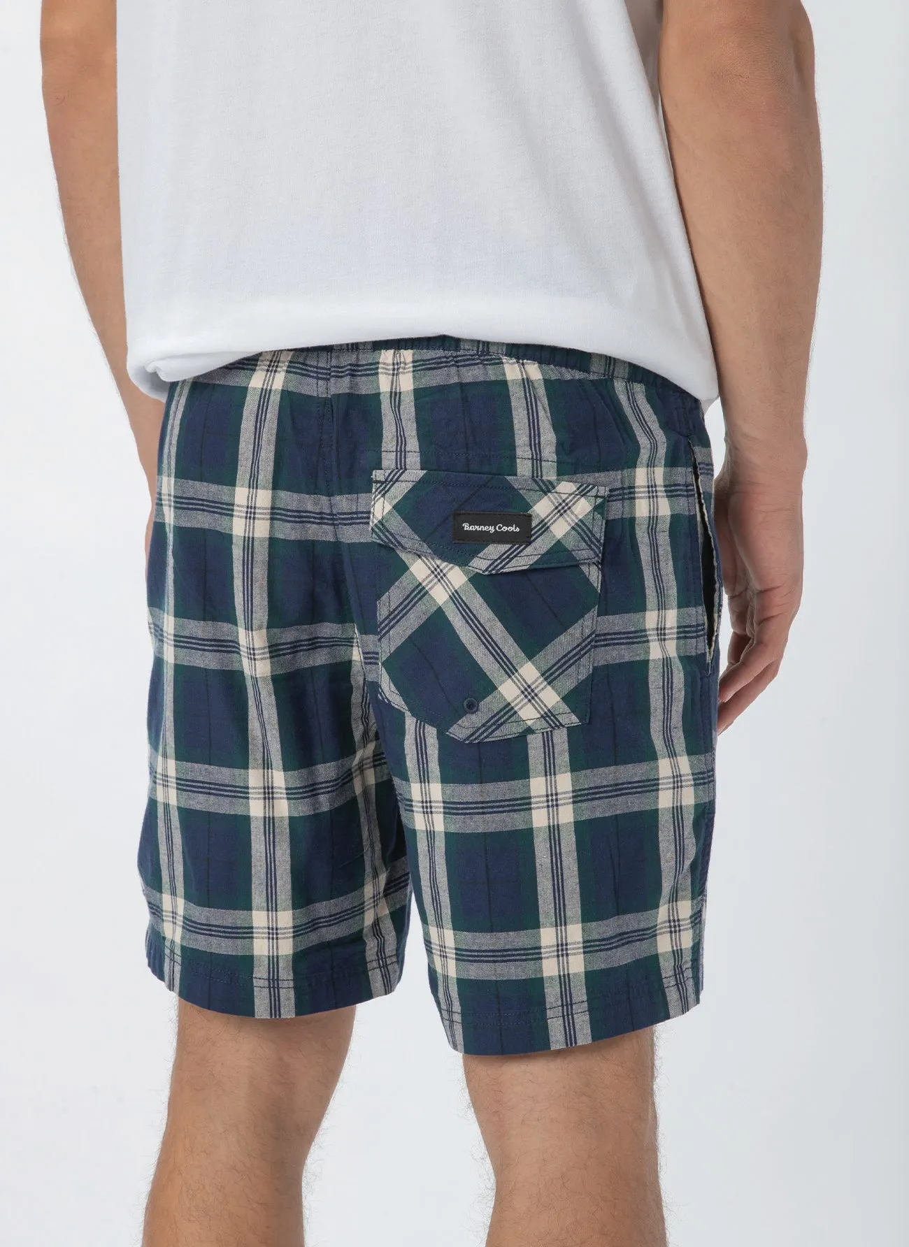 Poolside 17" Short Navy Check