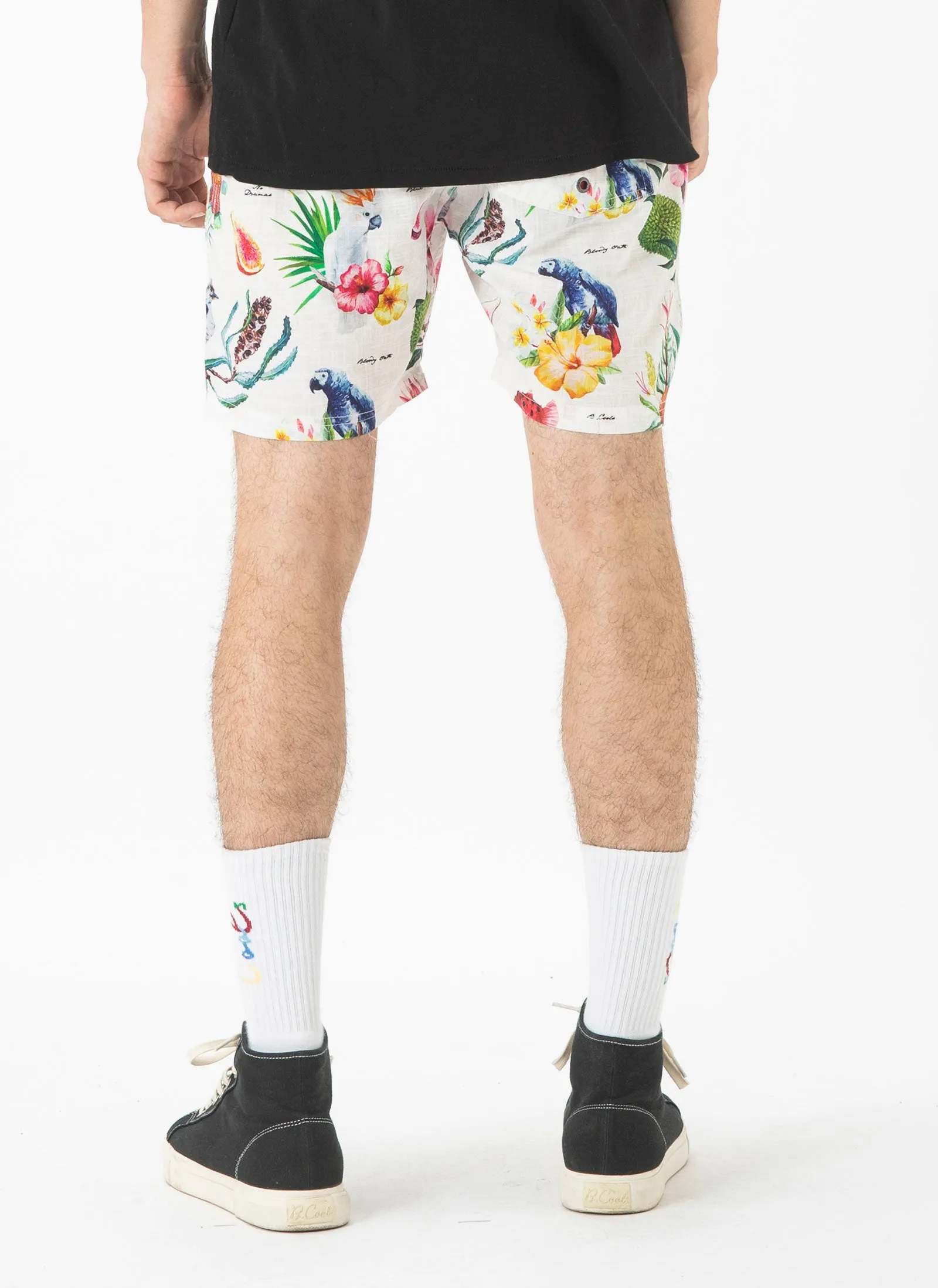 Poolside Short True Blue Linen