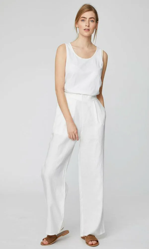 ROSA- Paperbag Waist Hemp Pants