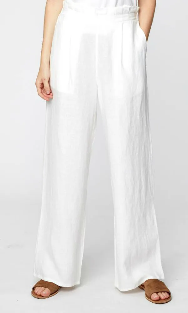 ROSA- Paperbag Waist Hemp Pants