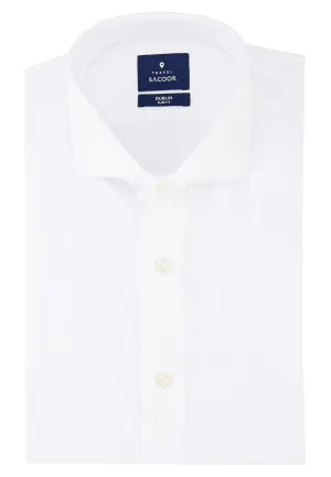 Slim fit COOLMAX shirt plain color 120's fabric made of blended cotton