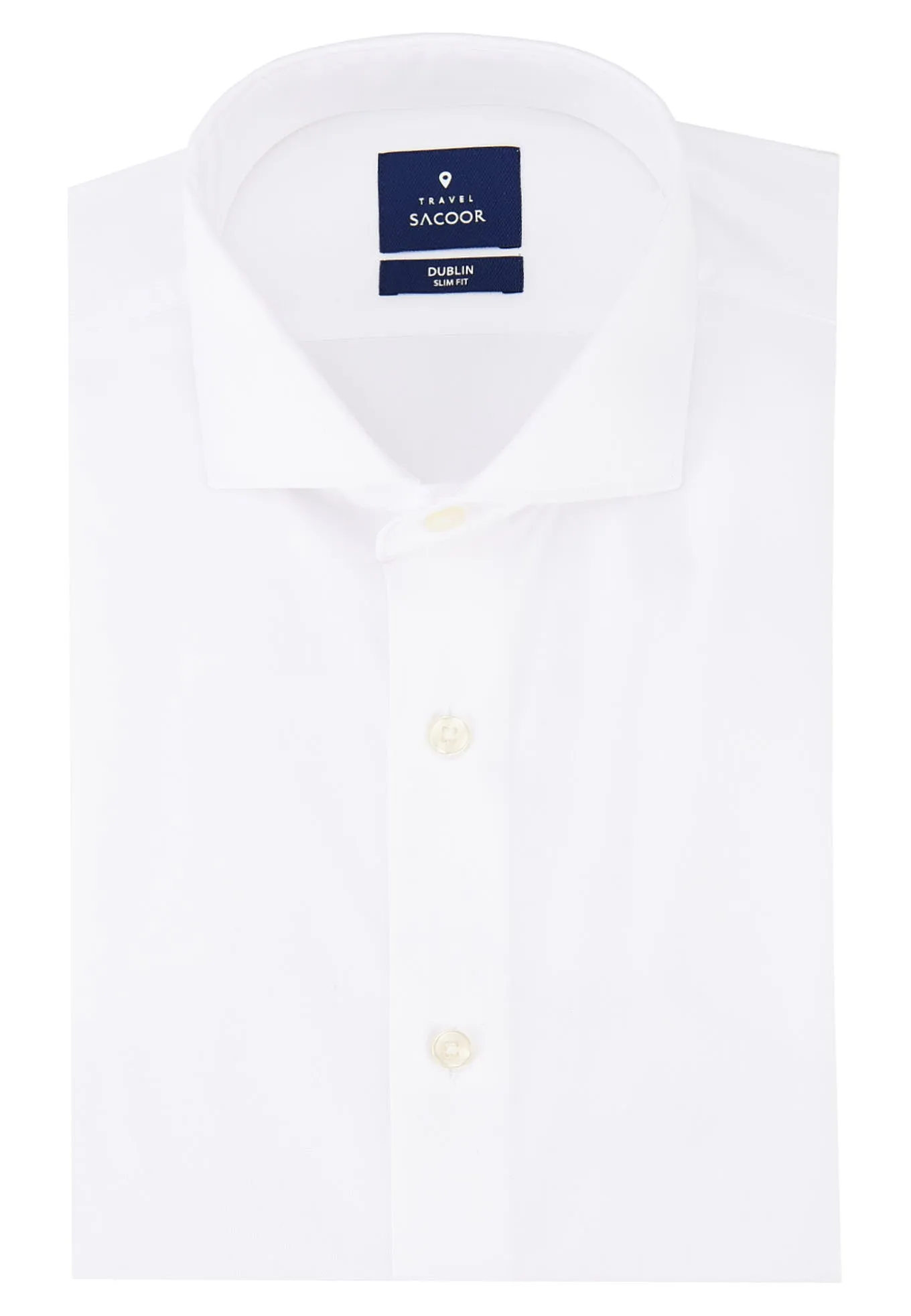 Slim fit COOLMAX shirt plain color 120's fabric made of blended cotton