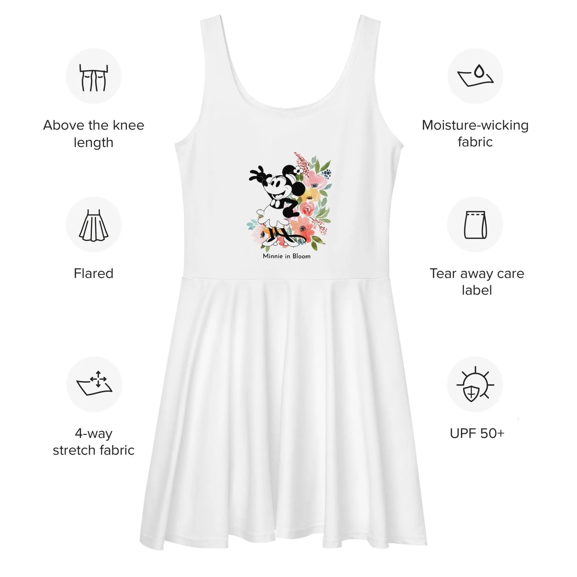 Steamboat Willie - Bloom - Skater Dress