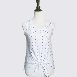 Symmetrical Knot Tank - Polka Dot