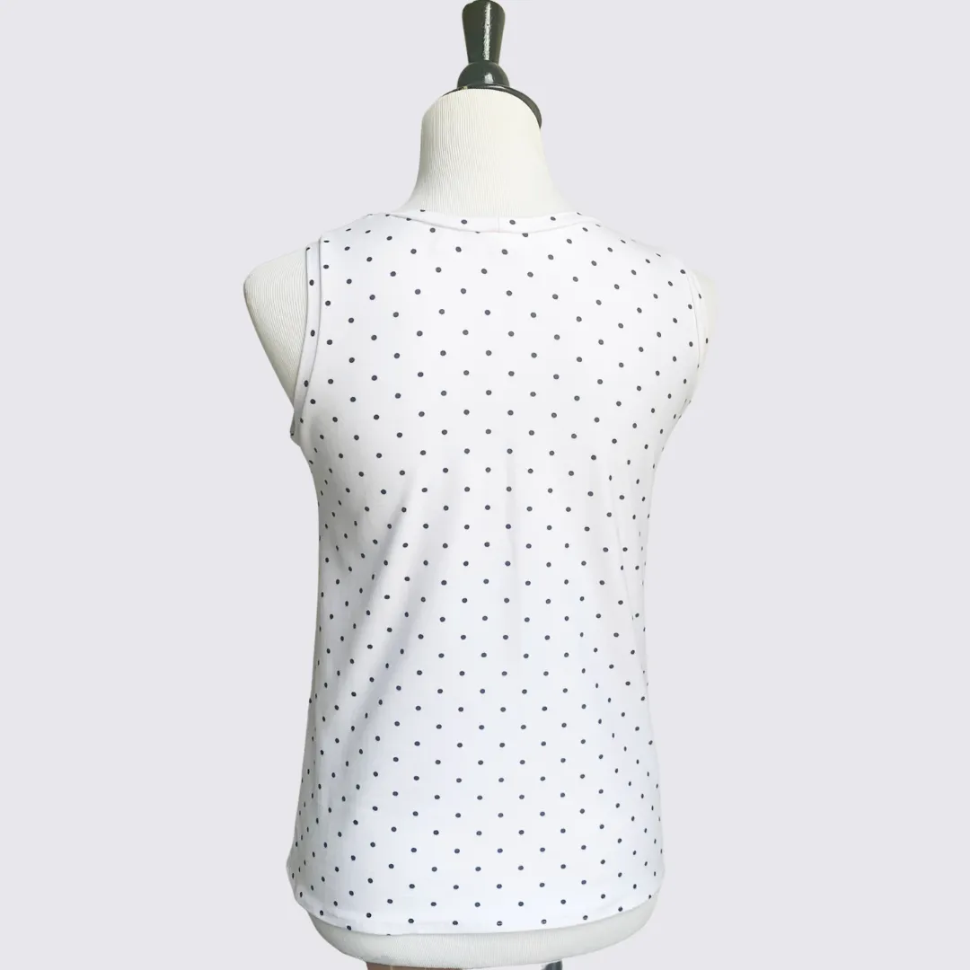 Symmetrical Knot Tank - Polka Dot