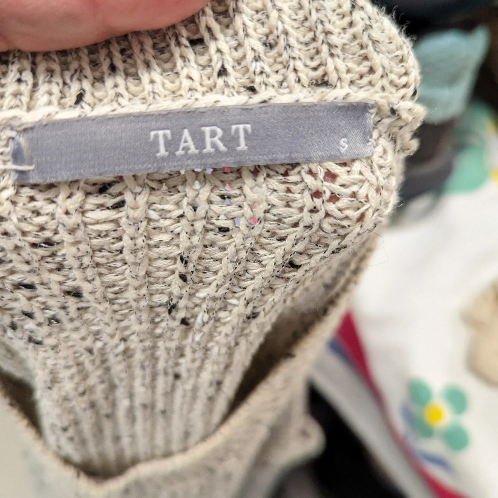 Tart Knit Tunic Sleeveless Sweater - Small