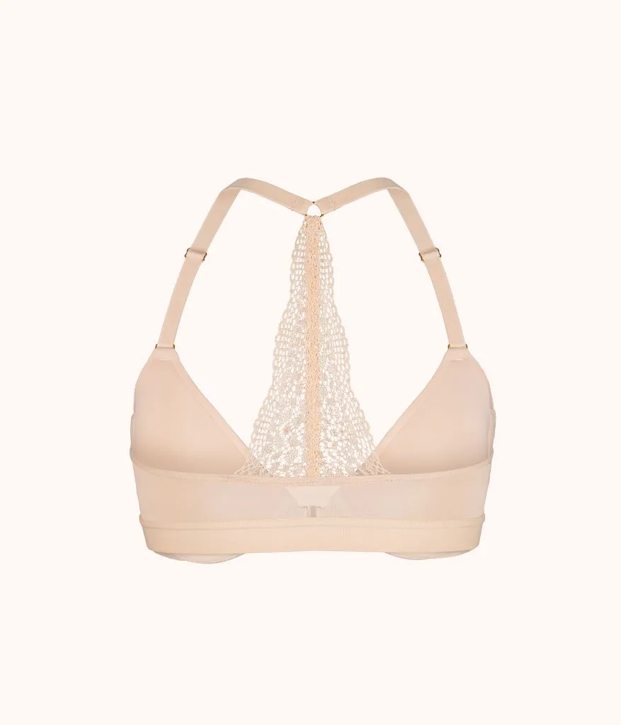 The Front Close T-Shirt Bra: Toasted Almond