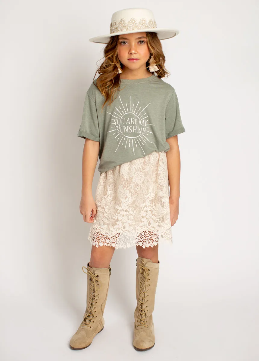 Vella Skirt in Cream