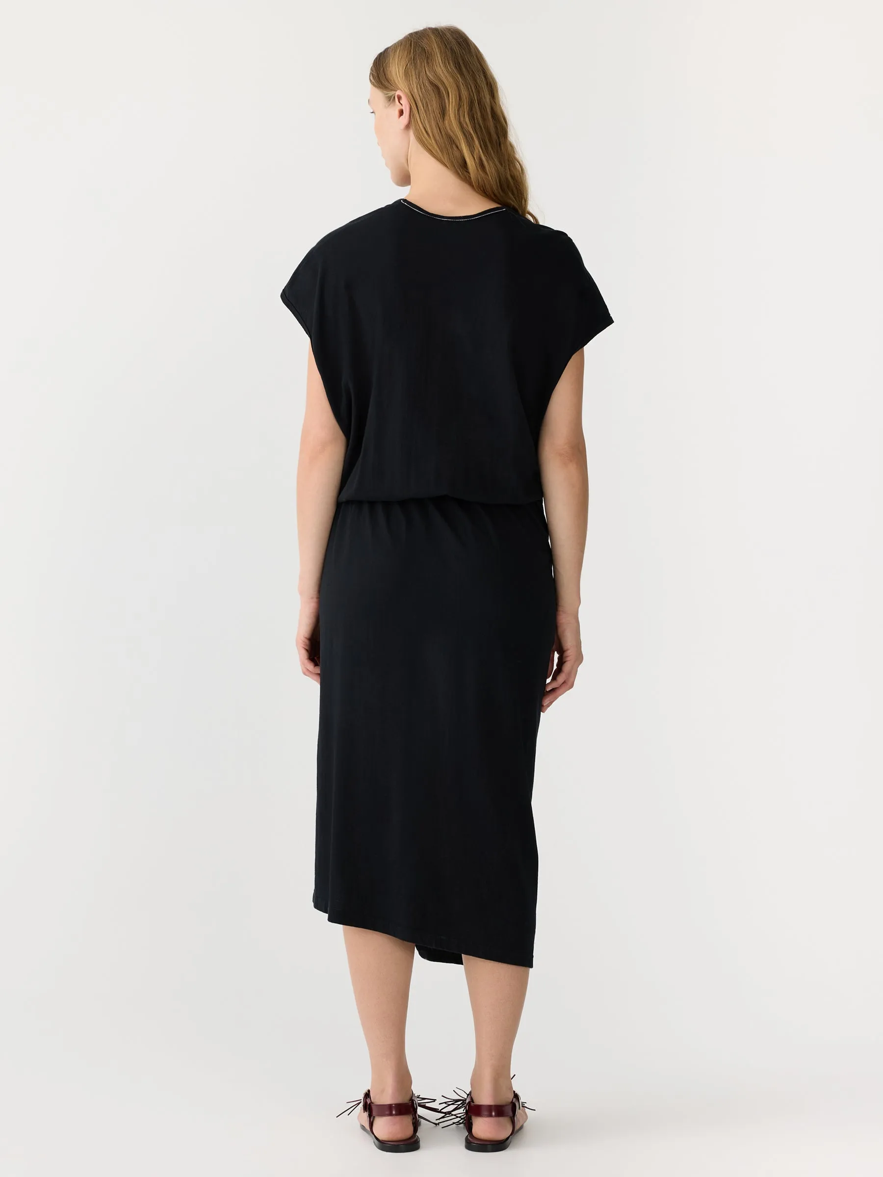 Wrap V Neck Tank Dress
